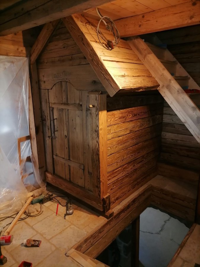 Petit mazot WC en cours de ralisation