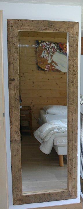 Entourage bois miroir