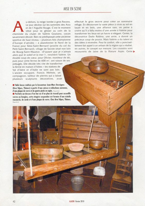 Magazine "Aladin - le magazine des chineurs" Fvrier 2010